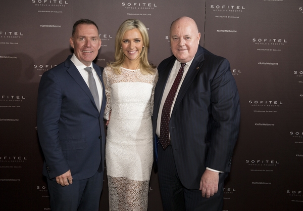 	Mr Simon McGrath (AccorHotels Chief Operating Officer Pacific), Ms Jacqui Felgate (Channel 7 and the MC for the evening)